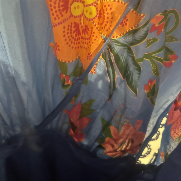 Farm Rio Tropical Tapestry Layered Dress - Picture 7 of 8